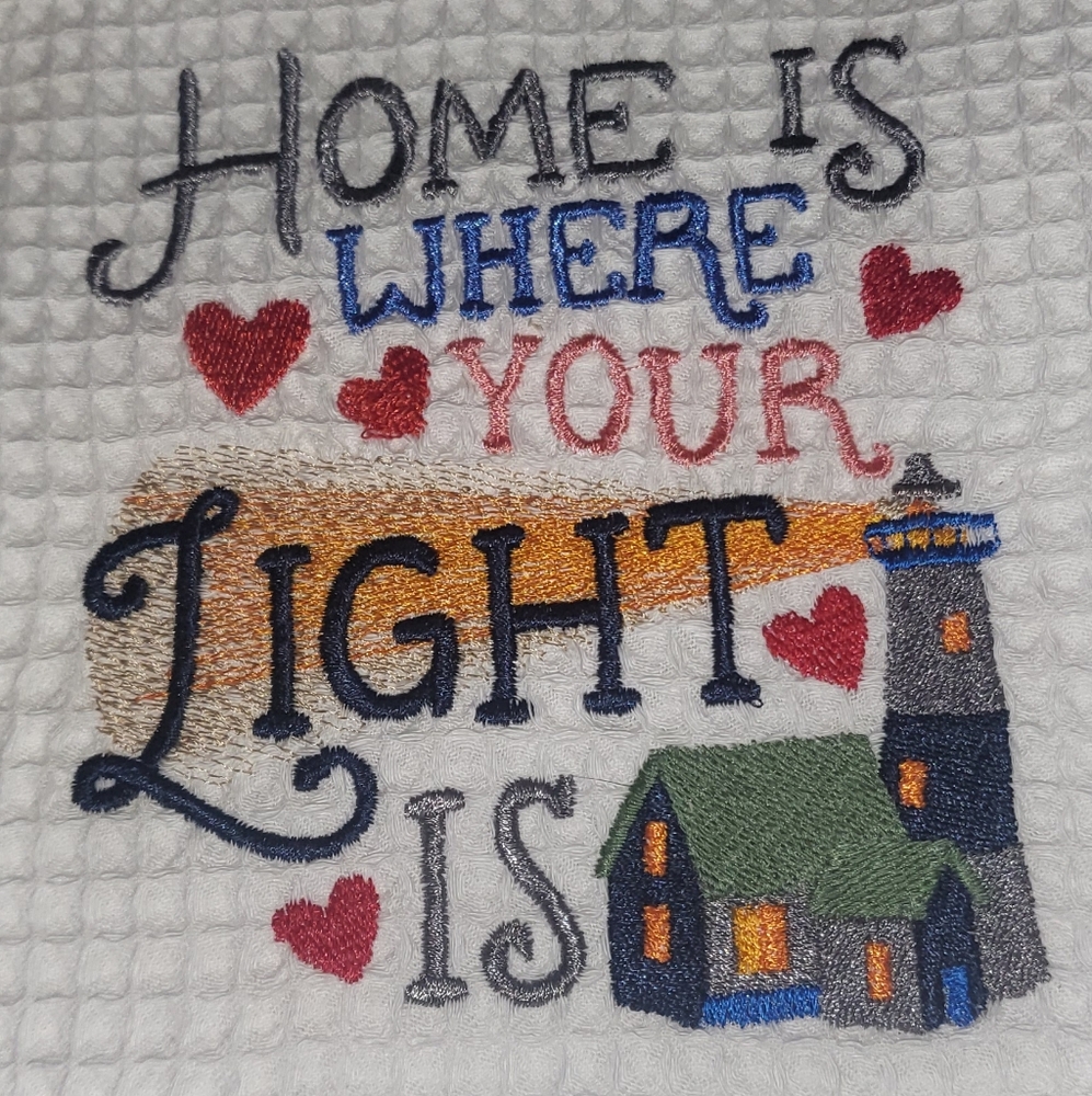 Embroidered Home Decor Towel - NWT